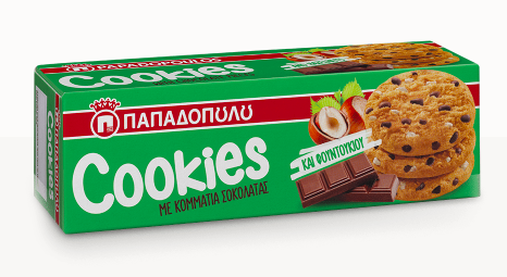 Cookies with Hazelnut & Chocolate Pieces