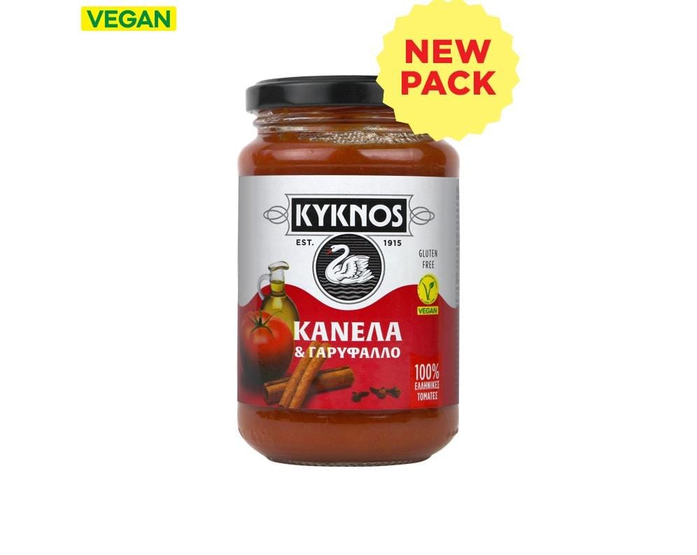 Kyknos Premium Greek Tomato Sauce with Cinnamon & Clove 420g