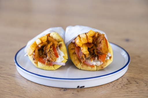 لفائف جيروس الدجاج الصغيرة