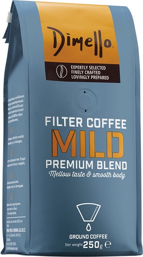 Dimello Filter Coffee Mild Roast 250g